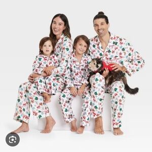 Toddler Holiday Treats Print Flannel Matching Family Pajama Set